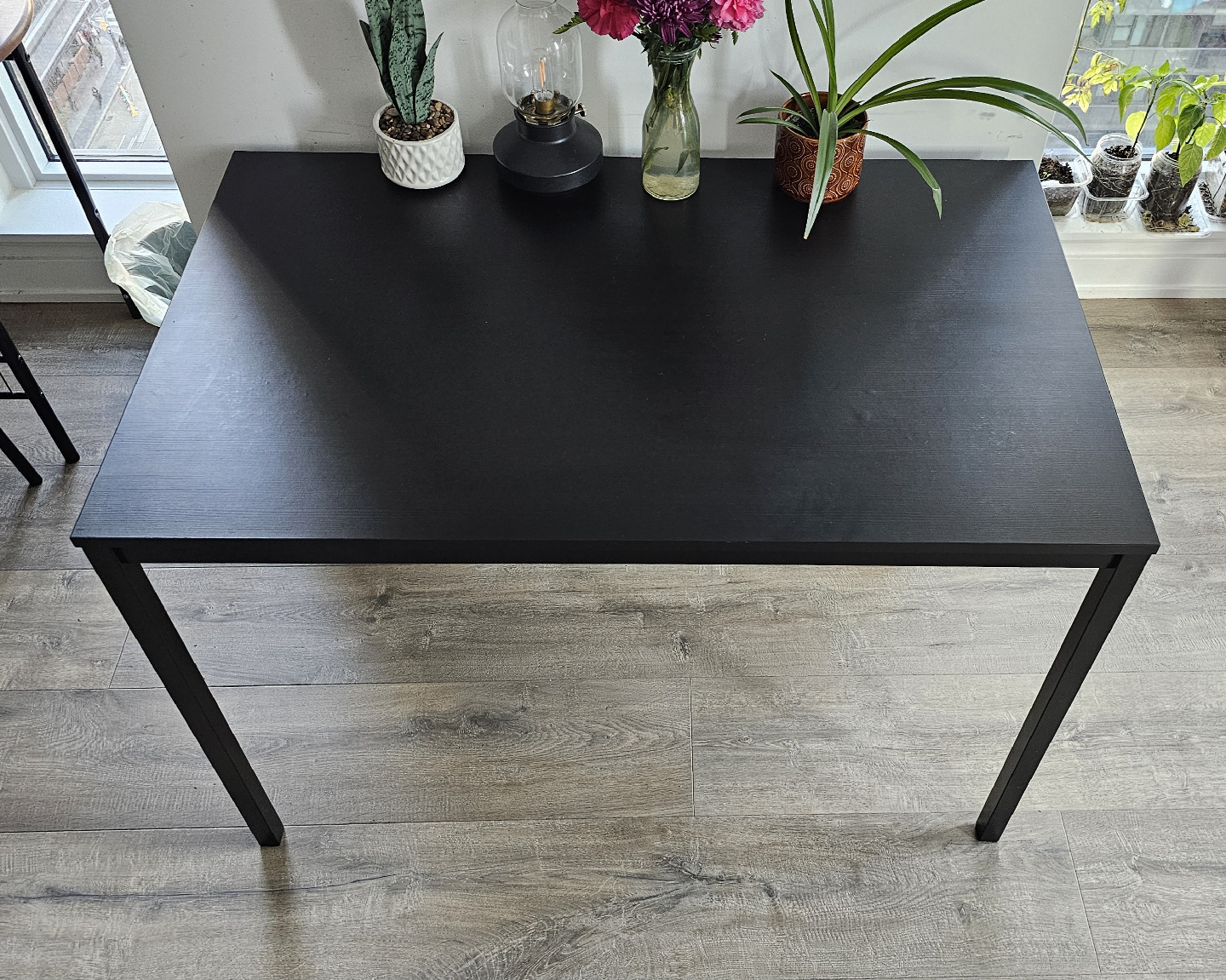 IKEA SANDSBERG Black Table - photo 3