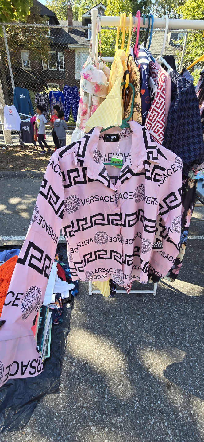 Chanel x Versace Pink Long Sleeve
