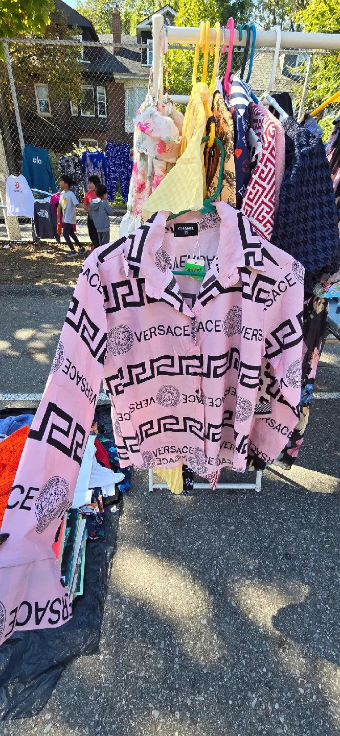 Chanel x Versace Pink Long Sleeve