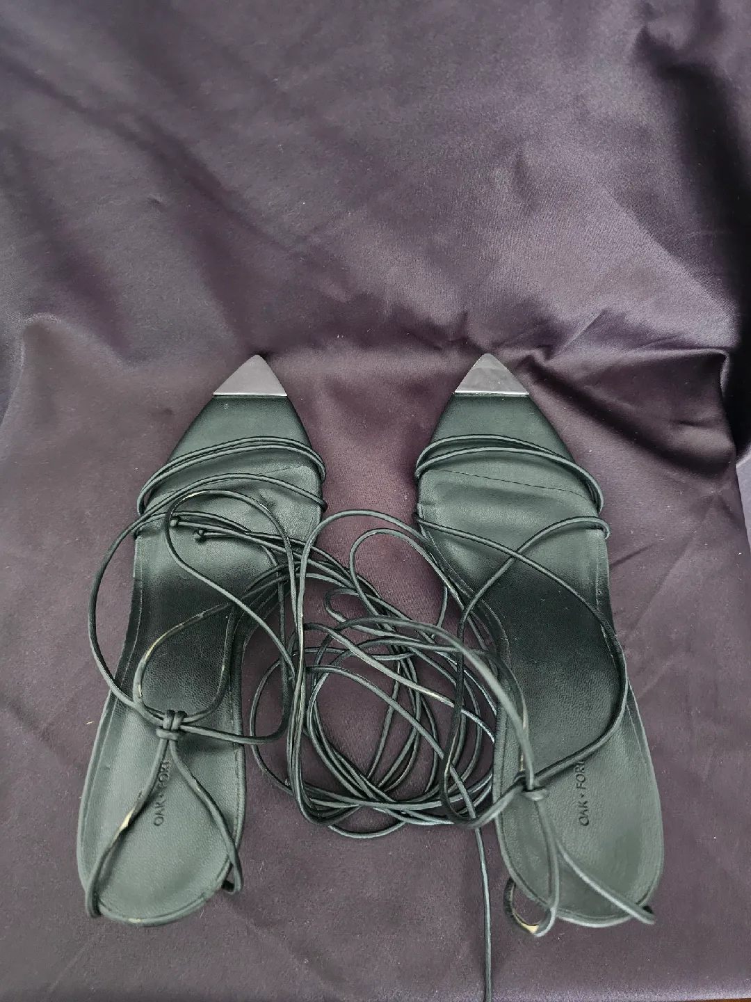 NEW - Oak + Fort Lace Up Heels - size 6 image indicator(3)