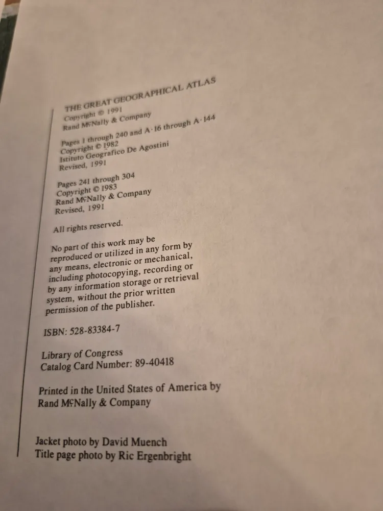 The Great Geographical Atlas by Rand McNally image indicator(2)