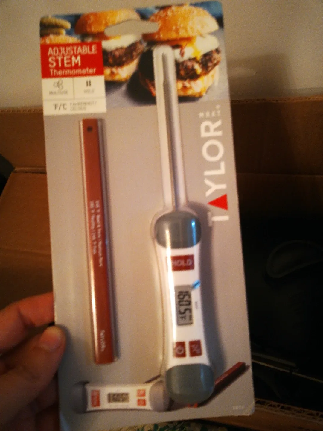 Taylor Adjustable Stem Thermometer - New