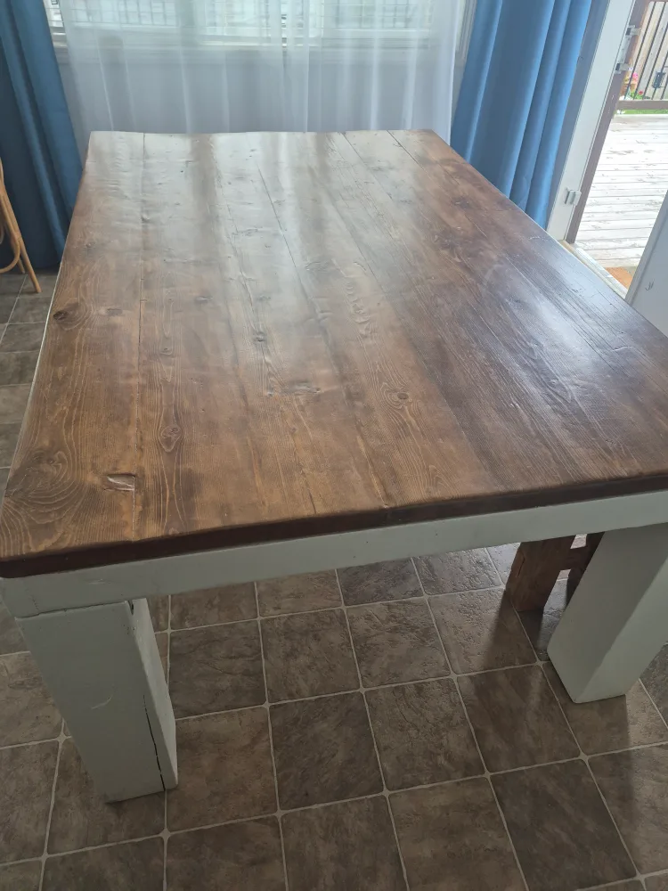 Wood Dining Table with Bench image indicator(6)