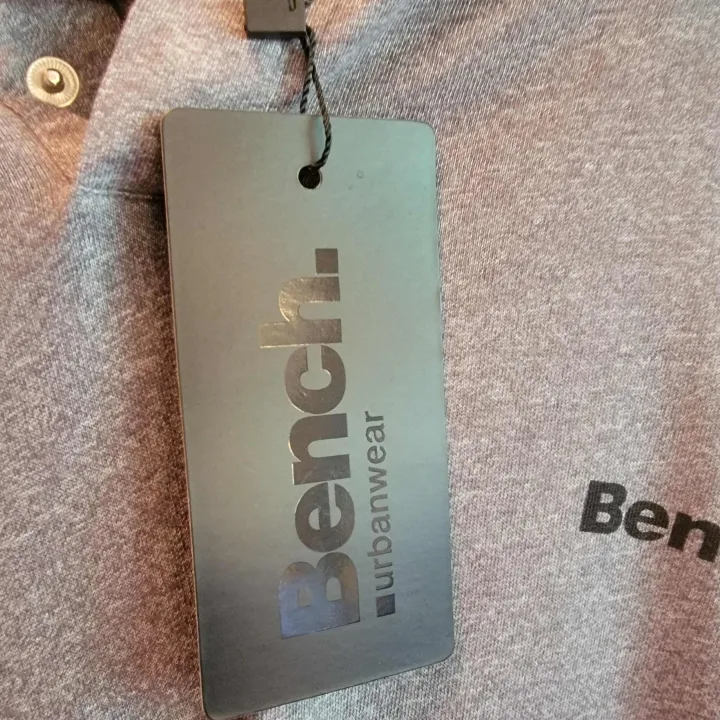 Grey and Black Bench Men's T-Shirt image indicator(4)