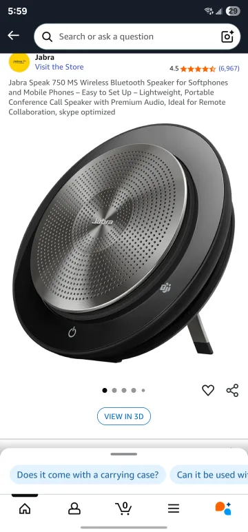 Jabra Speak 750  Wireless Bluetooth Speaker image indicator(2)