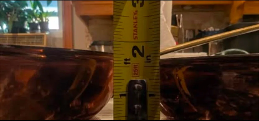 2 Vintage Copper Skillets with Brass Handles image indicator(7)