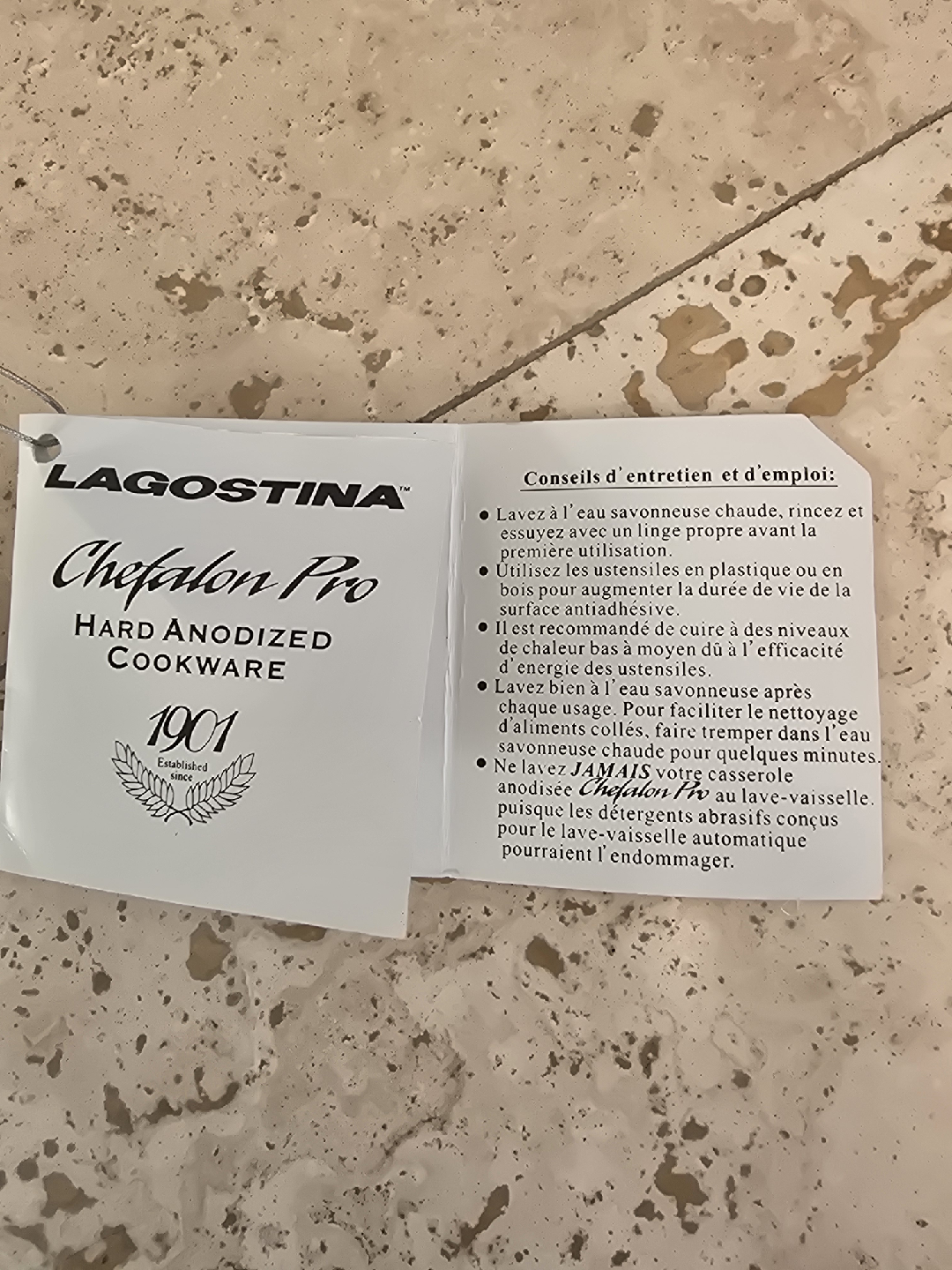 Lagostina Chefalon Pro Hard Anodized Wok - 12in - photo 2
