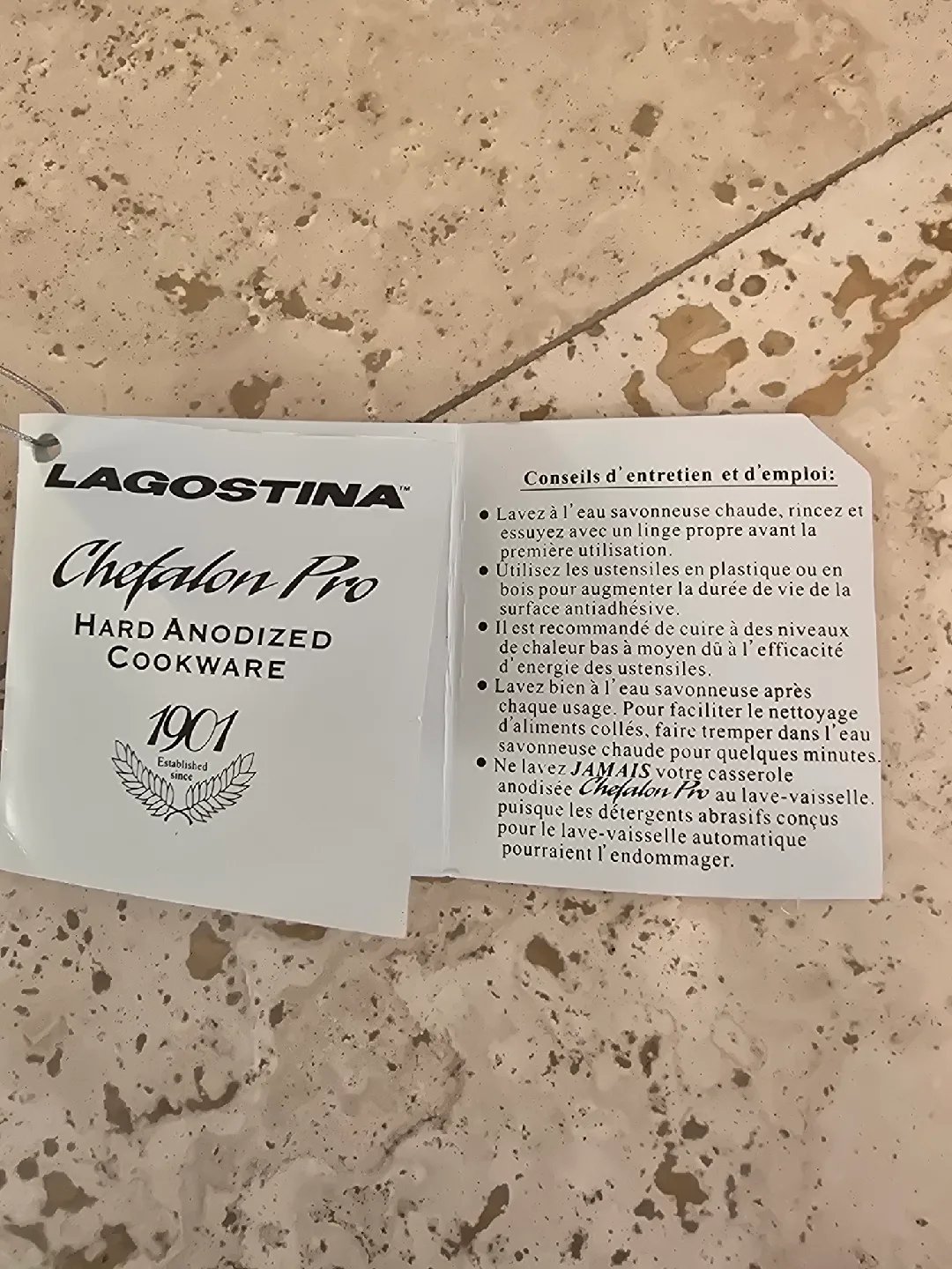 Lagostina Chefalon Pro Hard Anodized Wok - 12in image indicator(2)