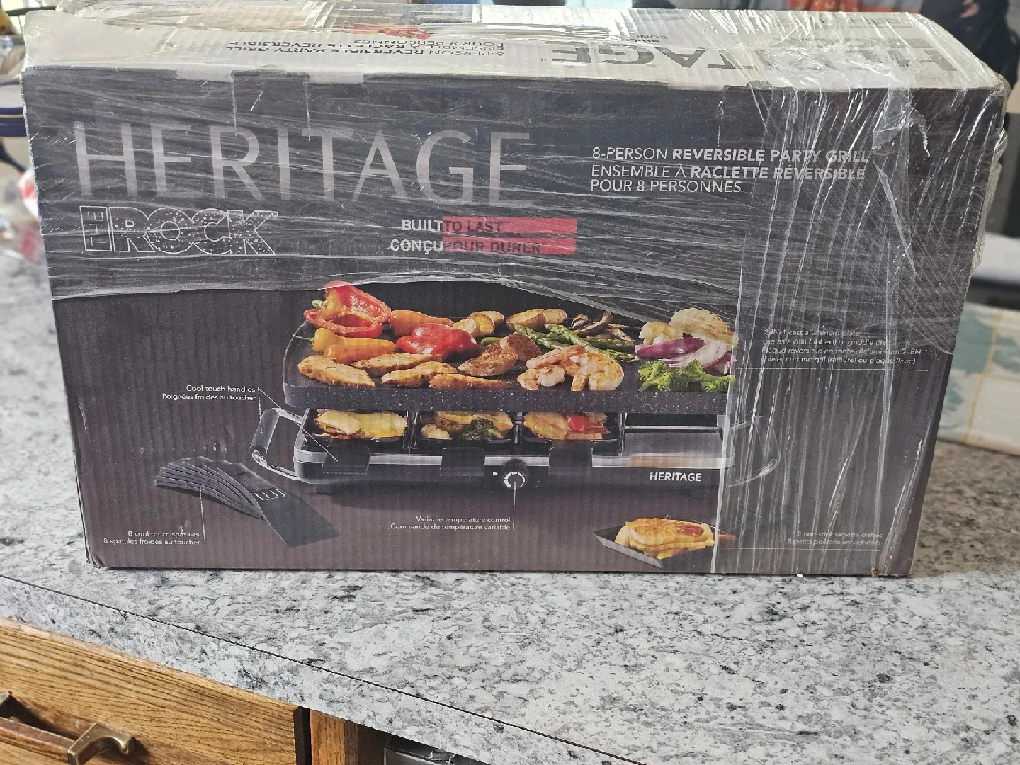 Heritage The Rock 8-Person Reversible Party Grill - New image indicator(4)