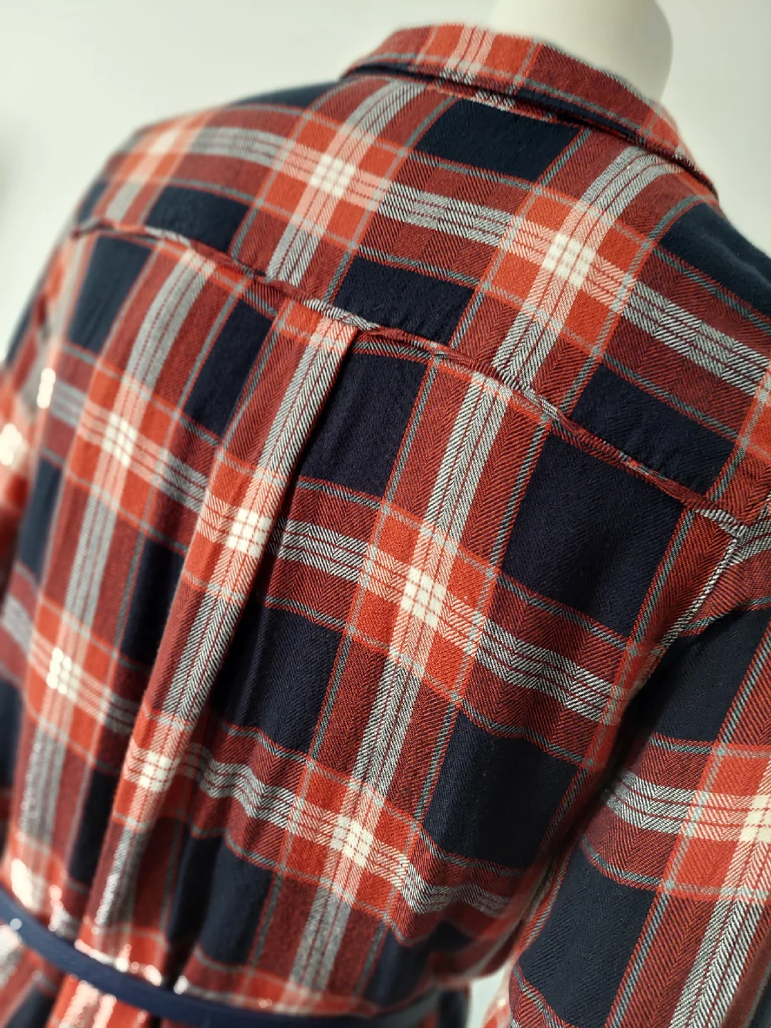 Dynamite Plaid Shirt Dress - Size XS image indicator(8)