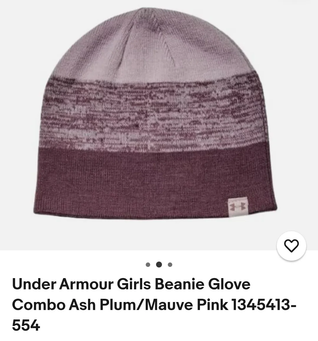 New Under Armour Hat and Gloves Set image indicator(2)