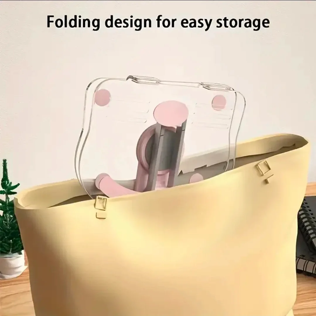 Phone Stand Tablet Holder, 360° Rotatable Acrylic image indicator(4)