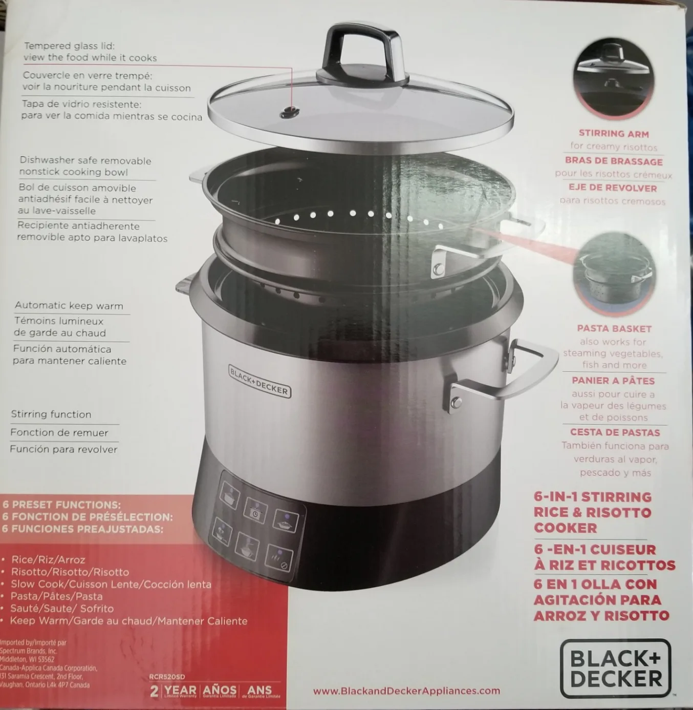 🥕 New Black+Decker 6-in-1 Rice & Risotto Cooker image indicator(2)