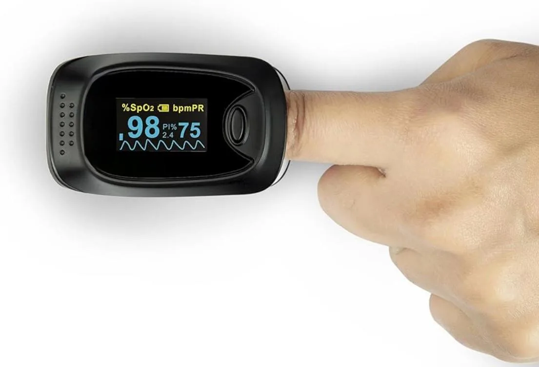 Fingertip Pulse Oximeter - Like New! thumbnail