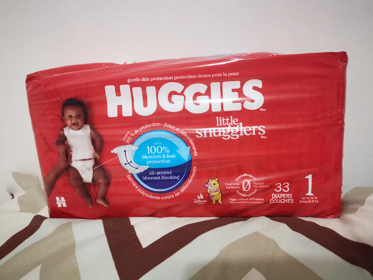 Huggies Little Snugglers Diapers, Size 1 (33 count)