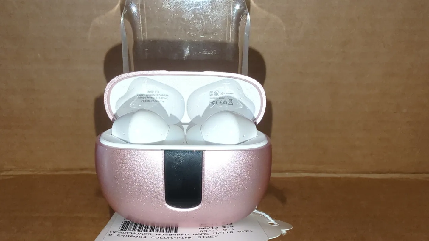 Pink T16 Wireless Earbuds thumbnail