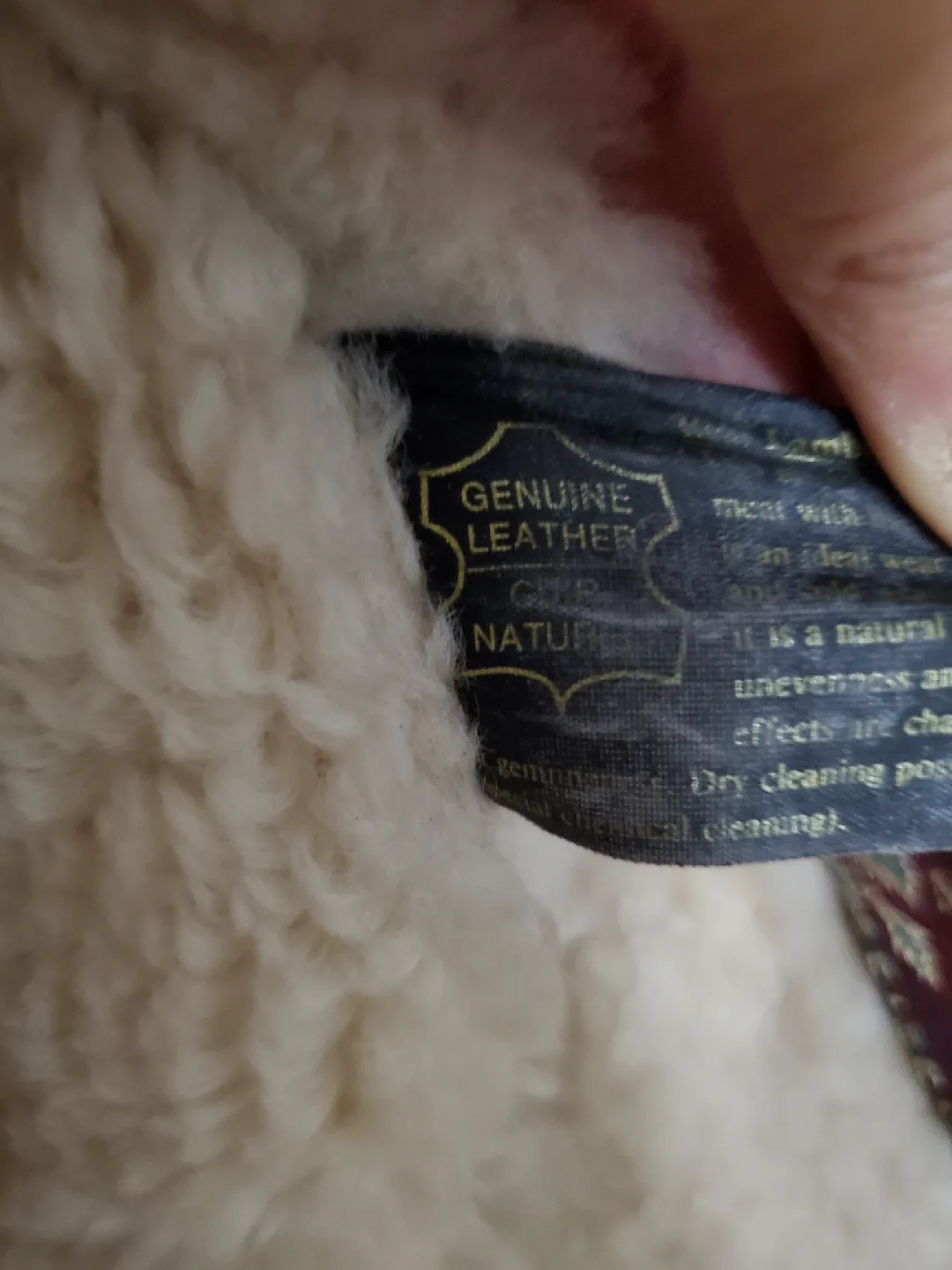 Mode & Pelle Genuine Leather Shearling Coat🥕 image indicator(3)