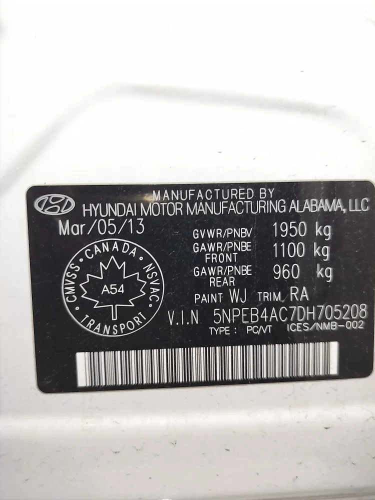 Car - 2013 Hyundai Sonata White image indicator(6)