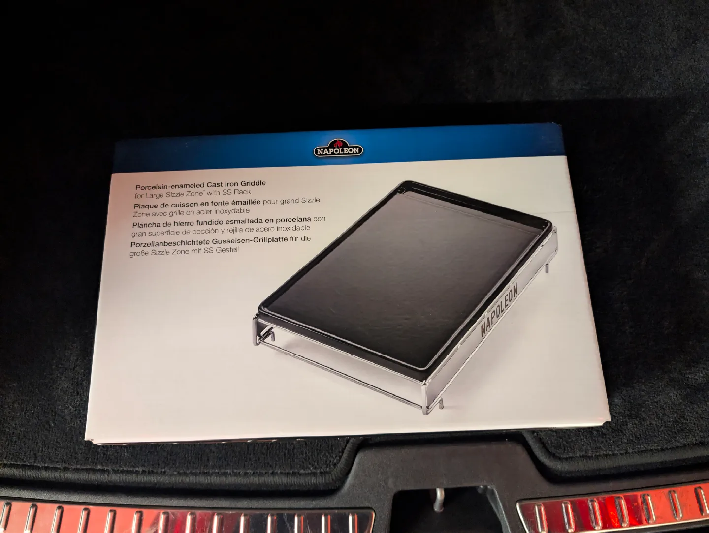 Napoleon Porcelain-Enameled Cast Iron Griddle