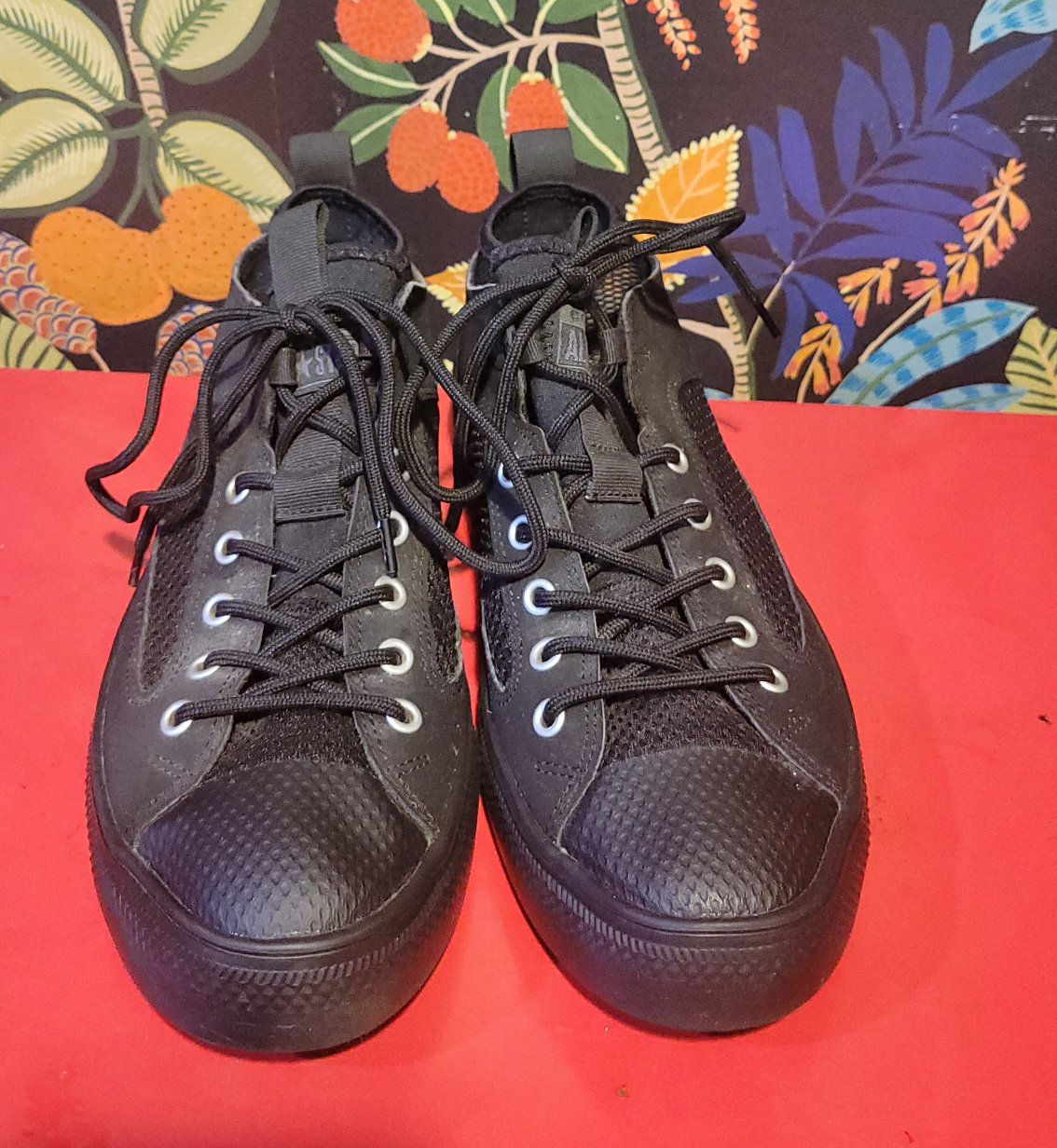 Converse Black Mesh Low Top Size 7.5M 9.5 W Black - photo 2