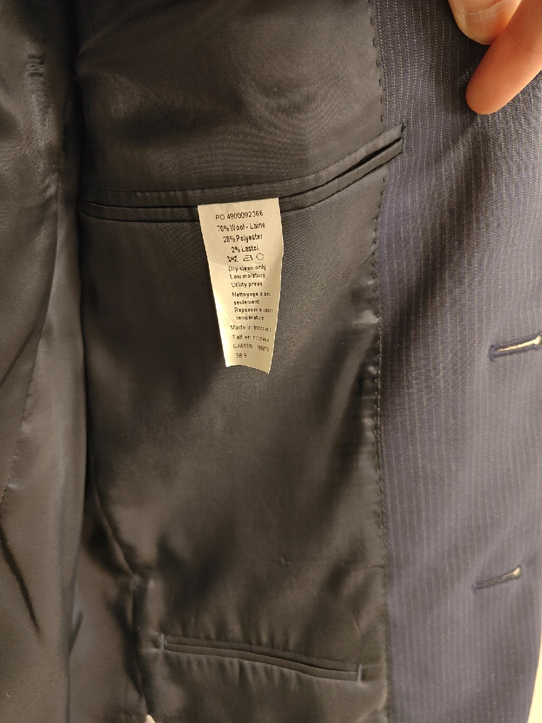 Calvin Klein Suit Jacket 38R - photo 4