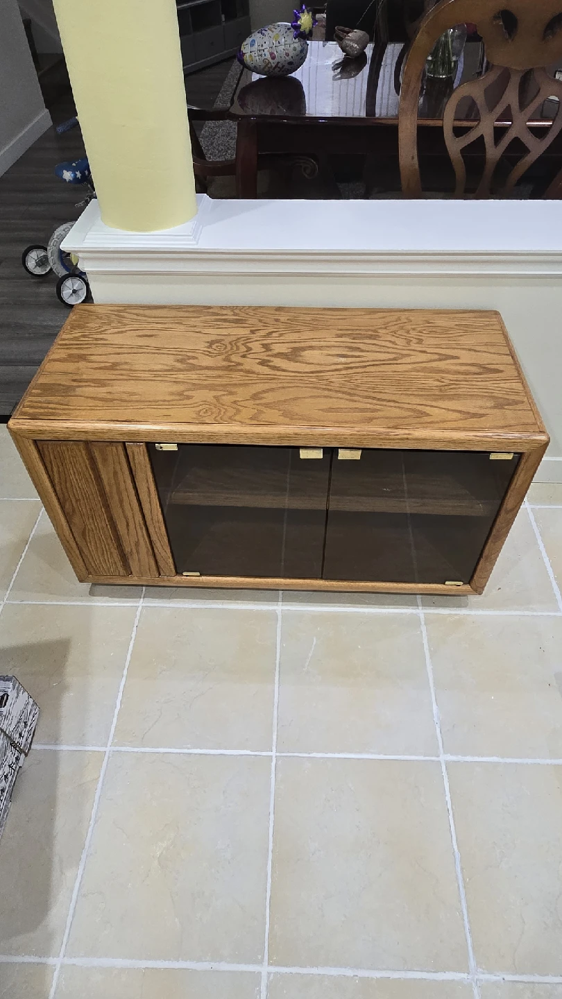 Oak Entertainment Cabinet