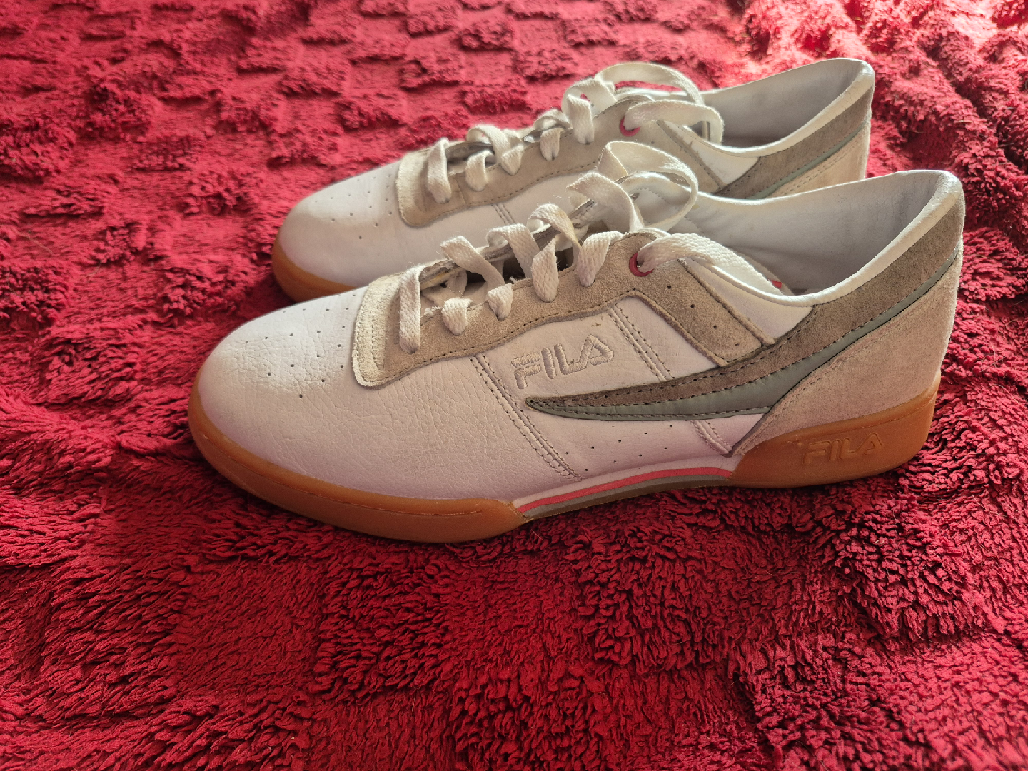 Fila White Leather Sneakers - photo 3