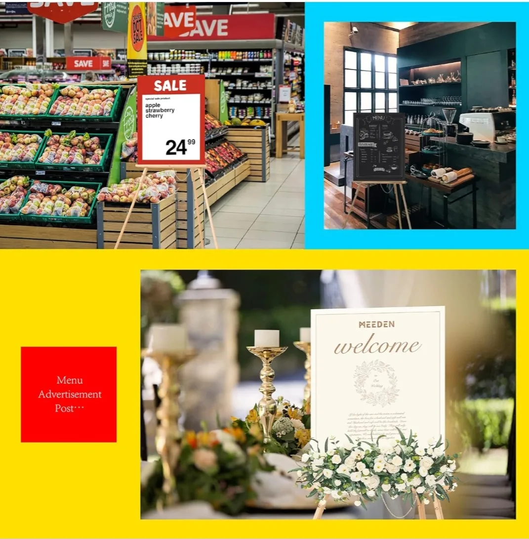 Wooden Easel Stand, 64" Height image indicator(6)