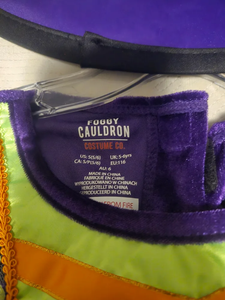 Foggy Cauldron Witch Costume - Size S (5/6) image indicator(4)