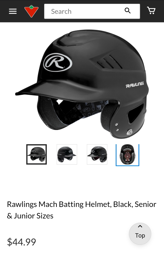 Rawlings Mach Black Batting Helmet Size 6 1/2 - 7 1/2 - photo 5
