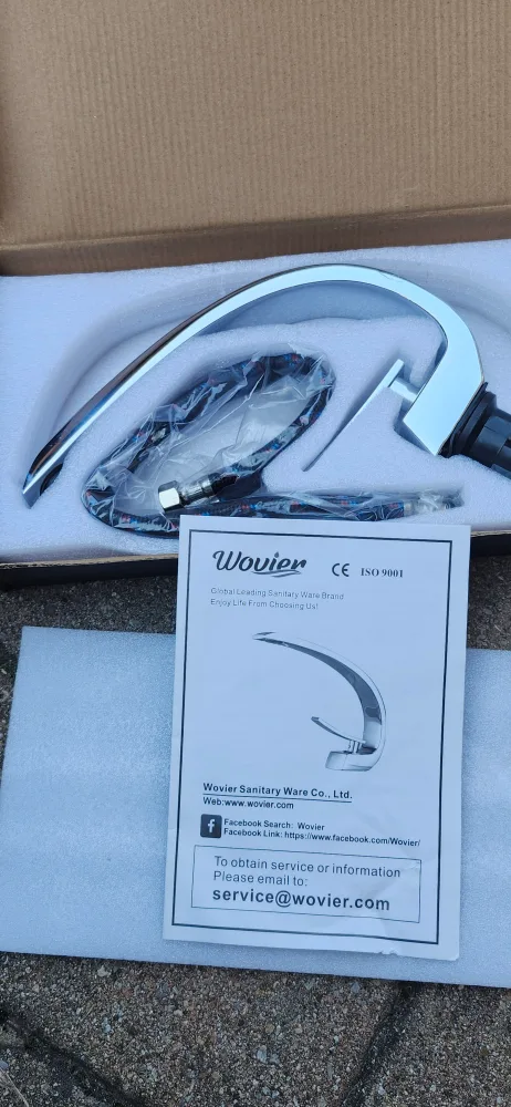 Wovier Waterfall Bathroom Sink Faucet thumbnail