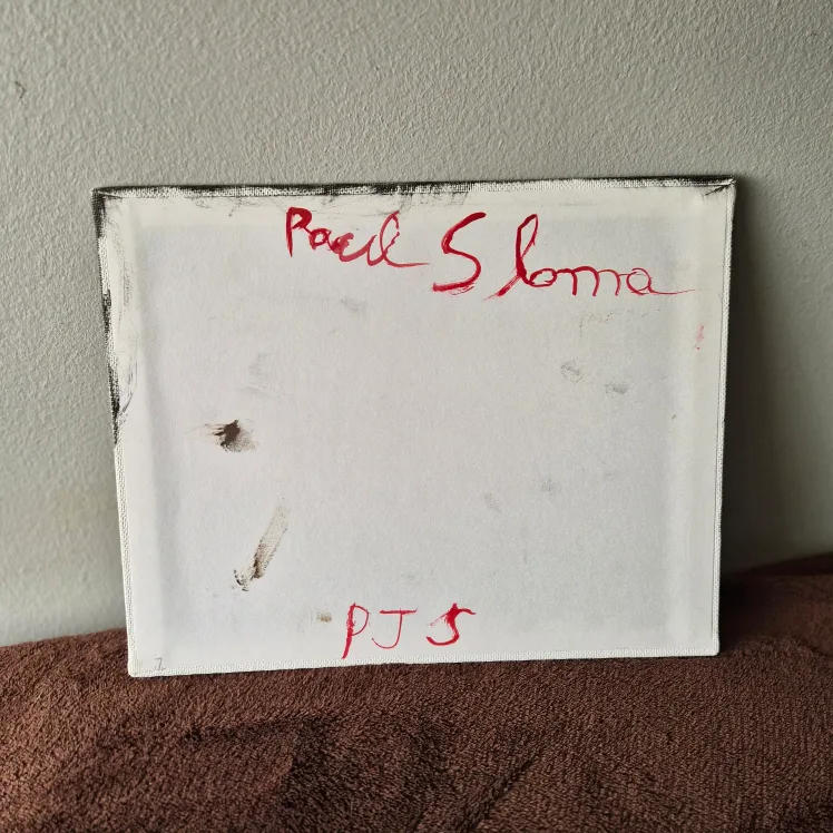 Snowman Hand Painted Cardstock Canvas cardstock, Canvas image indicator(6)