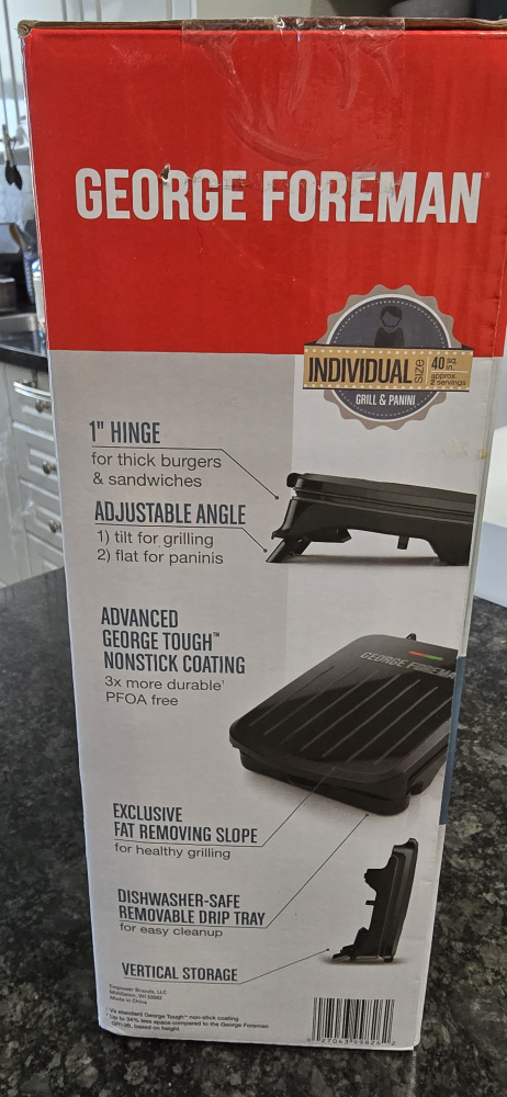George Foreman Individual Grill & Panini Press - photo 2