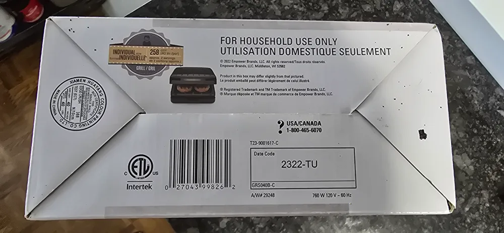 George Foreman Individual Grill & Panini Press image indicator(4)