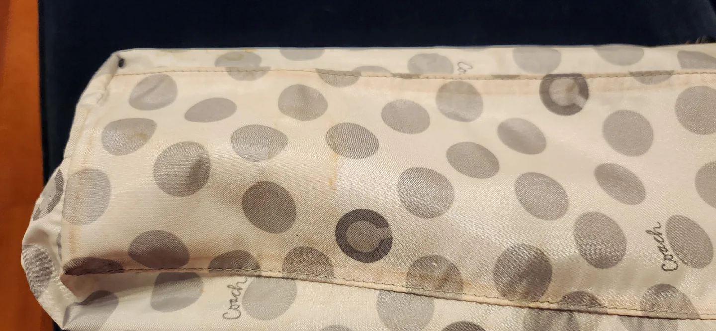 Coach Pop Silver Metallic Bronze Tote Bag image indicator(10)