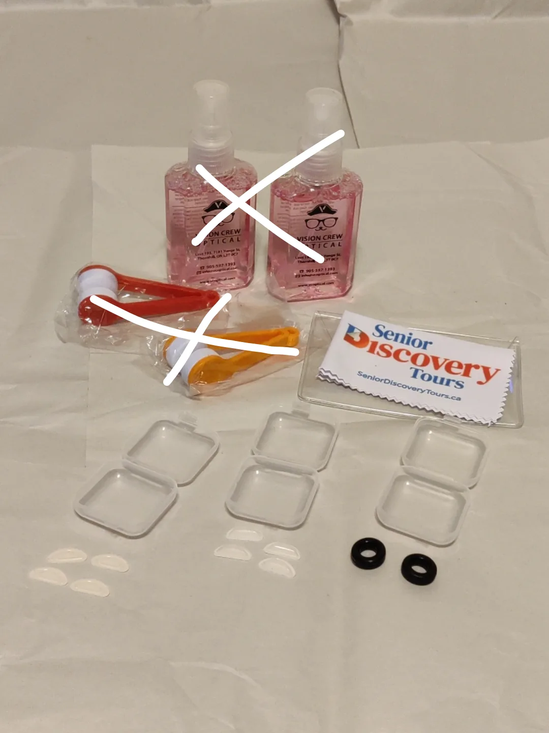 eye glasses nose supports, anti slip holder image indicator(7)