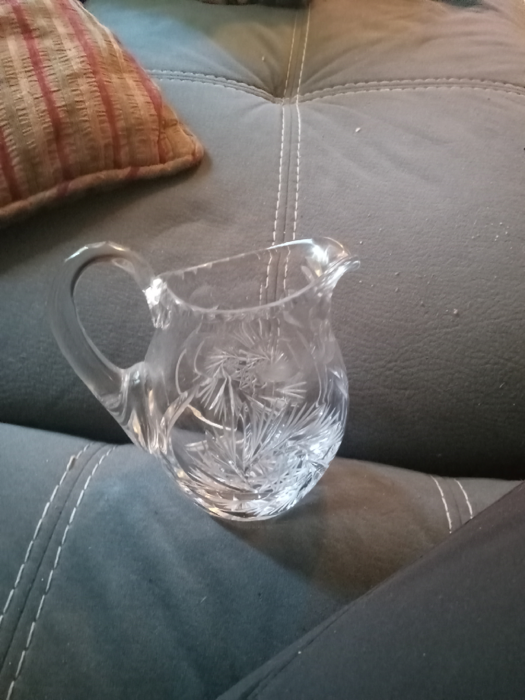 Crystal Creamer Pitcher