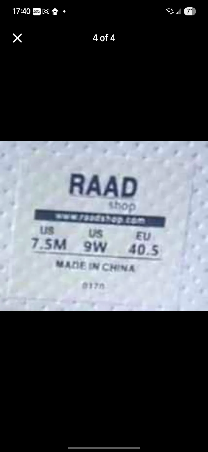 RAAD Shop Graphic High Top Sneakers - US 7.5 Unisex image indicator(4)