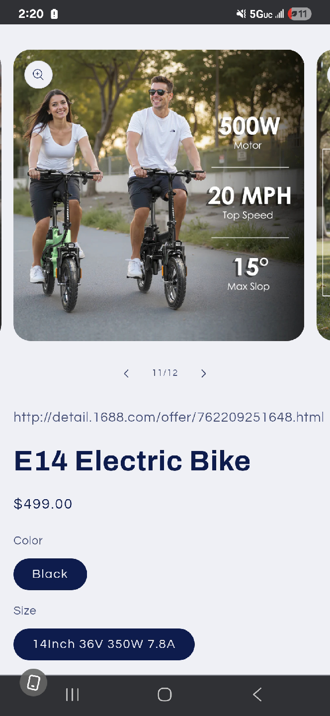 ASKMY E14 Electric Bike - Black - photo 2