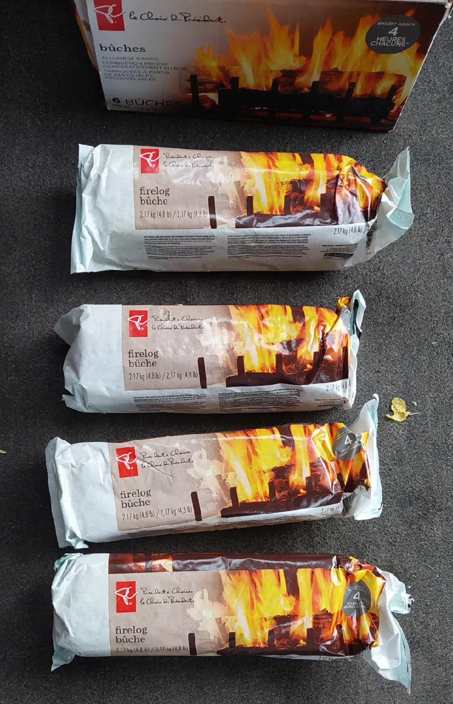 President's Choice Firelog bûche - 4 logs image indicator(2)