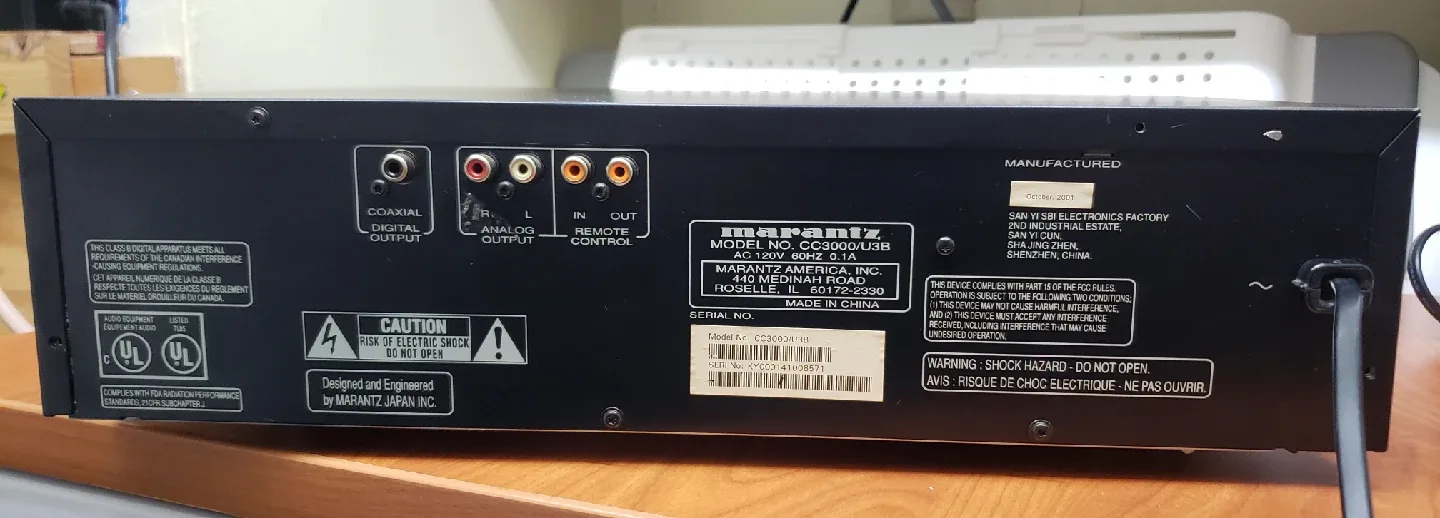 Marantz CC3000 Carousel CD Changer image indicator(4)