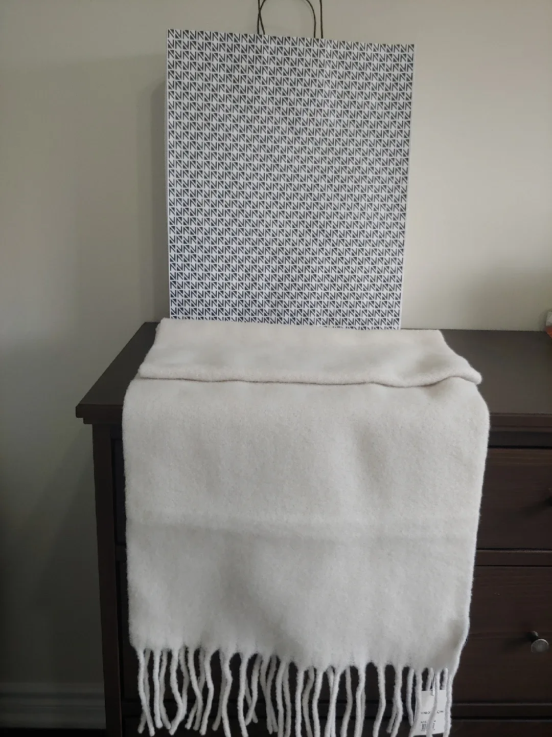 Nordstrom Ivory winter Scarf - New with Tags image indicator(6)