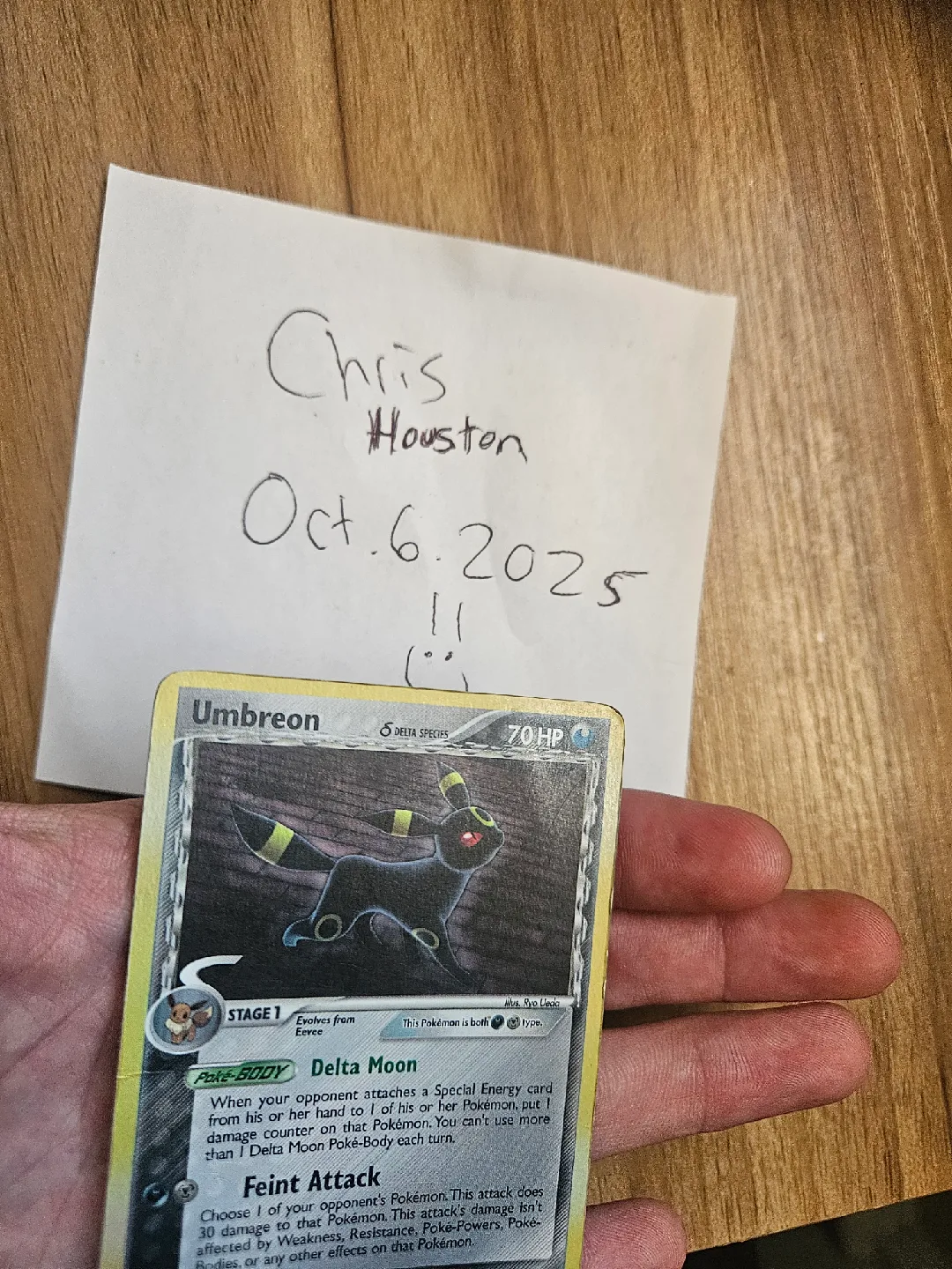 Pokemon TCG - Umbreon 17/113 ex Delta Species Holofoil image indicator(8)