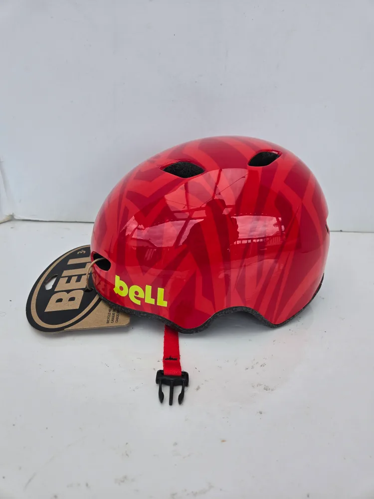 New kids toddlers red bike helmet size in photos image indicator(3)