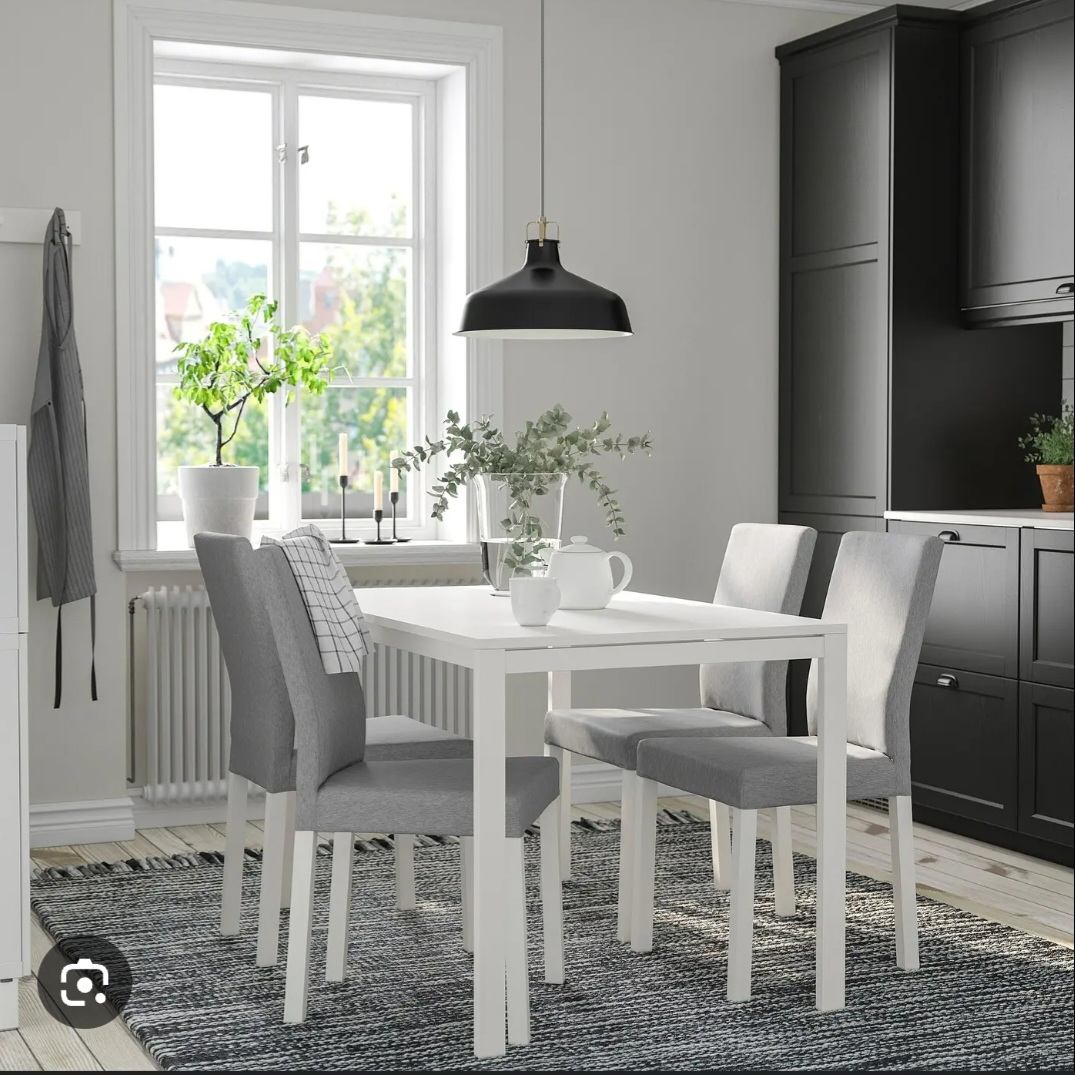 IKEA MELLTORP white dining table
