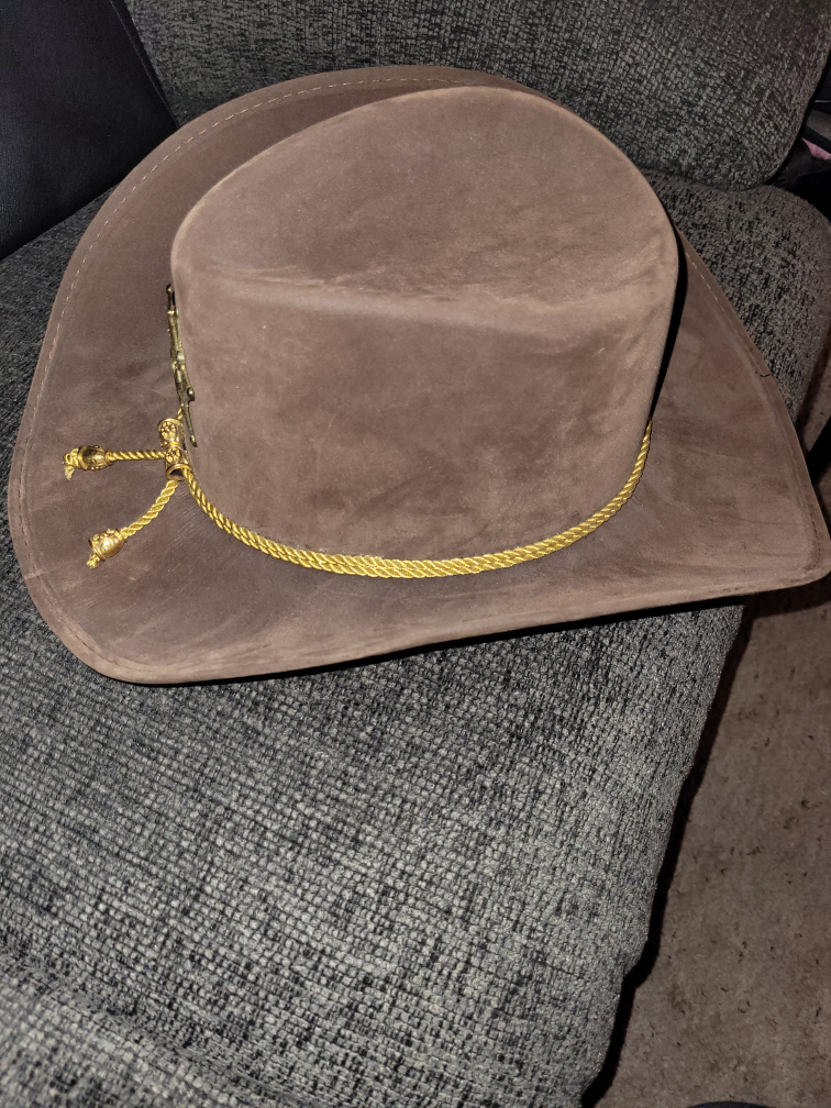 Brown Cowboy Hat with Gold Rope - photo 2