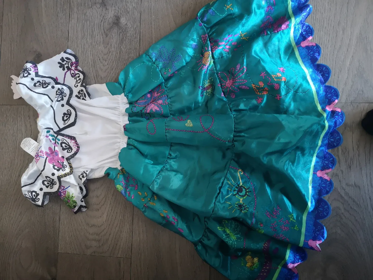 Disney Mirabel Costume Dress Size 4-6X image indicator(5)