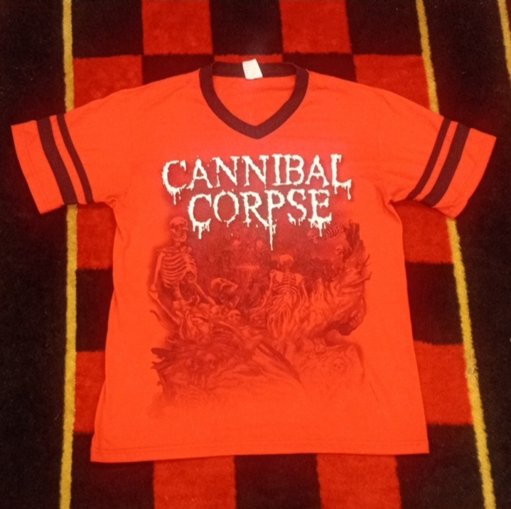 Cannibal Corpse 'A Skeletal Domain' Red T-Shirt