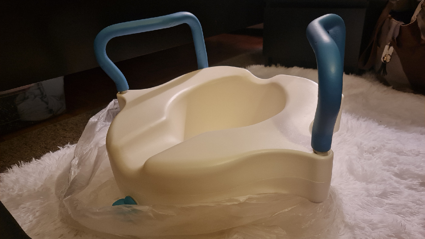 Victoria Bay Raised Toilet Seat with Handles - photo 3