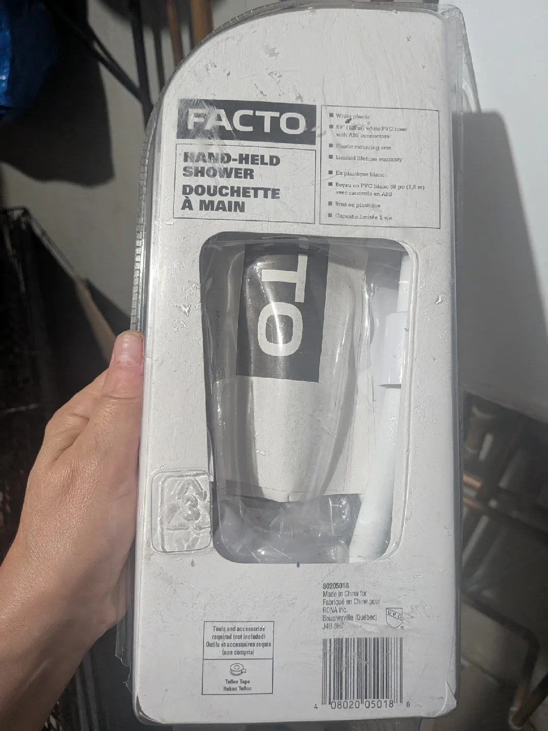 New Facto Hand-Held Shower Kit - 3 Spray Settings image indicator(3)